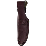 Buck Alpha Scout Fixed Blade Knife S35VN Drop Point Full Tang Richlite Handle Leather Sheath For Outdoor Enthusiasts by Buck