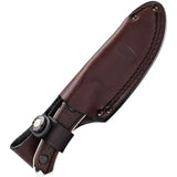 Buck Alpha Scout Walnut Fixed Blade Knife S35VN 2.88in Satin Blade Rugged Outdoor Companion by Buck