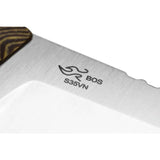 Buck Alpha Guide Knife Richlite 9in S35VN Drop Point Full Tang With Lanyard Hole Leather Belt Sheath For Outdoorsmen by Buck