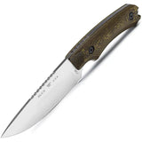 Buck Alpha Guide Knife Richlite 9in S35VN Drop Point Full Tang With Lanyard Hole Leather Belt Sheath For Outdoorsmen by Buck