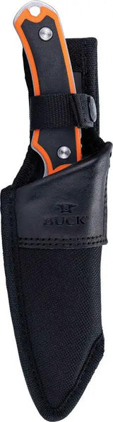 Buck Alpha Guide Select Orange Fixed Blade Knife For Outdoor Enthusiasts 420HC Drop Point by Buck