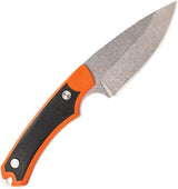 Buck Alpha Hunter Select Orange Handle Knife For Outdoor Hunters Full Tang 420HC 8.38in by Buck