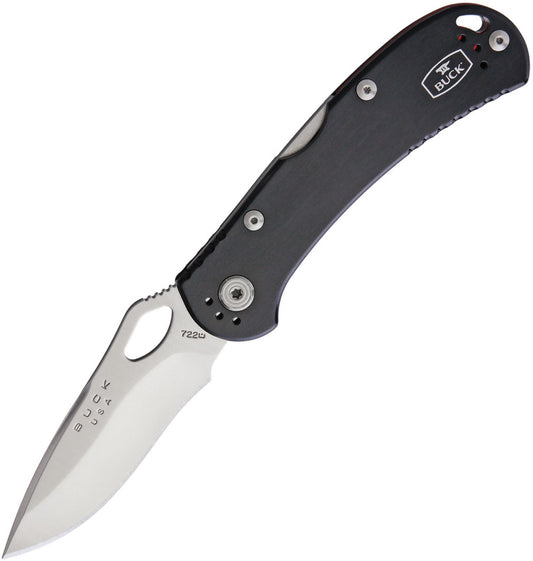Buck SpitFire Lockback Black 12237