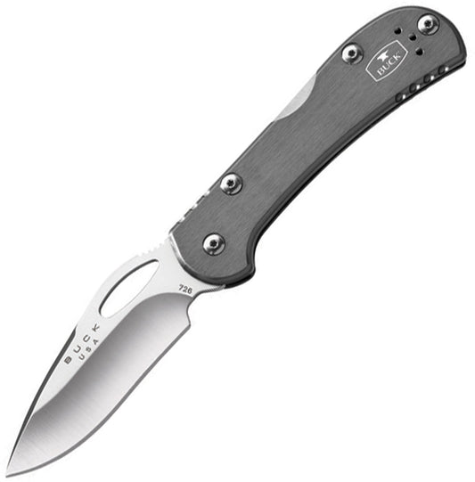 Buck Mini SpitFire Lockback Gray 7800