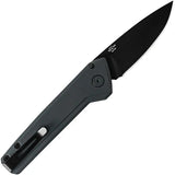 Buck Auto Deploy Button Lock Knife Gray Cerakote 154CM Drop Point Aluminum Handle for EDC Enthusiasts by Buck