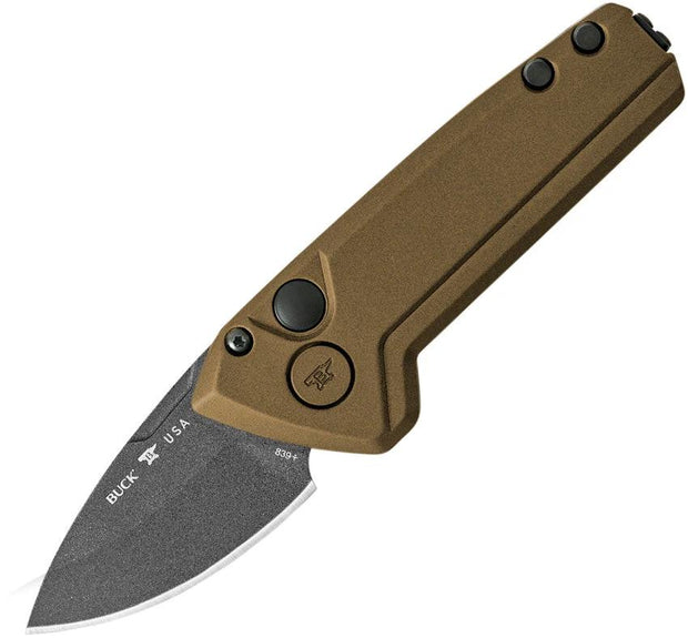 Buck Auto Mini Deploy Burnt Bronze 0839BRS1 by Buck