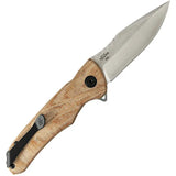 Buck Sprint Pro Linerlock Knife CPM S35VN Blade Natural Micarta Handle Extended Tang Pocket Clip EDC by Buck