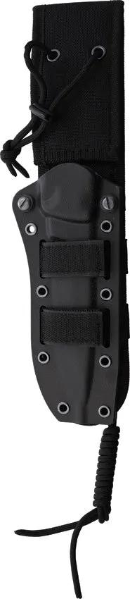 Buck Ground Combat Tanto 0893BO-B Full Tang Survival Knife With Black Oxide 5160 Blade And Green Canvas Micarta Handle by Buck