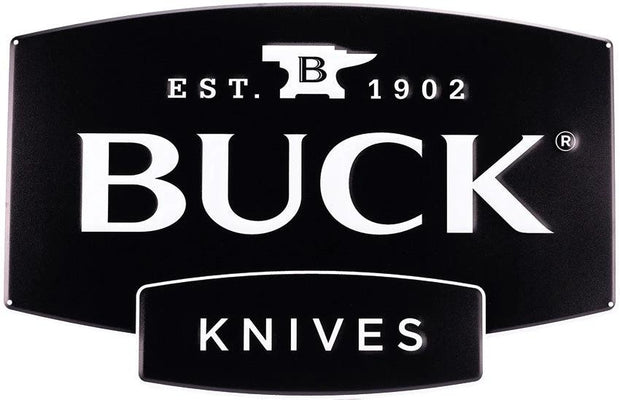 Buck Buck Logo Tin Tacker Sign 13520 by Buck