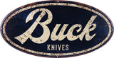 Buck Oval Tin Tacker Sign 14080 by Buck