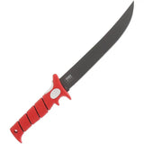 Bubba Blade Fillet Knife 9in Serrated TiNi Blade With Non Slip Red Handle For Anglers by Bubba Blade