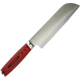 Bubba Blade Santoku Knife 7 Inch Satin Finish Stainless Blade With G10 Handle For Home Cooks by Bubba Blade