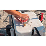Bubba Blade Ulu Knife 5.75 Inch TiNi Curved Blade With Non Slip Grip Bottle Opener For Outdoor Kitchen by Bubba Blade