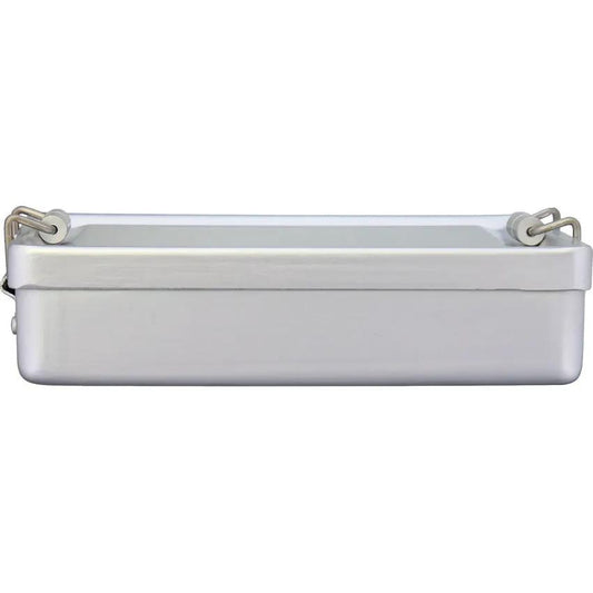 Bushcraft Mini Mess Box RP550 Aluminum Outdoor Survival Storage Tin With Locking Roller Clasps And Rubber Seal by Bushcraft
