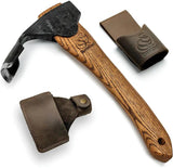 BeaverCraft Bushcraft Carving Adze AX2 Forged 1066 Carbon Steel Head 2.38 Inch Edge Ash Handle Outdoor Enthusiasts by BEAVERCRAFT