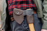 BeaverCraft Bushcraft Splitting Hatchet AX3 For Campers And Outdoorsmen 1066 Carbon Steel 4.63 Inch Edge by BEAVERCRAFT