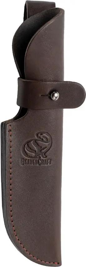 BeaverCraft Breeze Bushcraft Fixed Blade Knife BSH6 For Outdoor Enthusiasts Full Tang Satin Scandi Blade Walnut Handle by BEAVERCRAFT