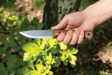 BeaverCraft Breeze Bushcraft Fixed Blade Knife BSH6 For Outdoor Enthusiasts Full Tang Satin Scandi Blade Walnut Handle by BEAVERCRAFT