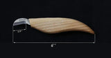 BeaverCraft Chip Carving Knife C6 For Woodworkers 6.5in Blade High Carbon Steel Ash Handle 20 Degree Bevel by BEAVERCRAFT