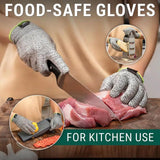 BeaverCraft Cut Resistant Gloves Large CRG L Food Safe For Kitchen Professionals by BEAVERCRAFT