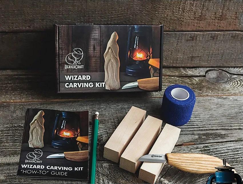 BEAVERCRAFT Wizard Carving Kit DIY03 by BEAVERCRAFT