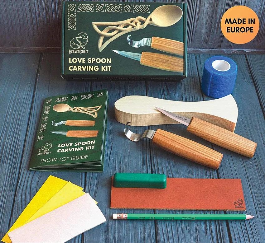 BEAVERCRAFT Celtic Spoon Carving Kit DIY04 by BEAVERCRAFT