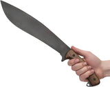 BeaverCraft Kukri KKR1 Outdoor Survival Knife With Full Tang 1066 Carbon Steel Blade And Walnut Handle by BEAVERCRAFT