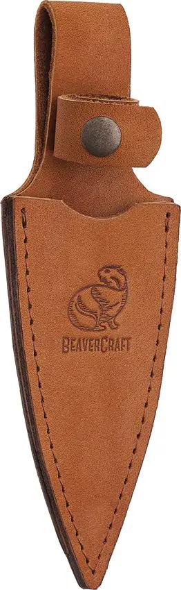 BeaverCraft Premium Dagger Neck Knife NCK1 Outdoor EDC Knife With 5.88 In Overall 2.88 In Blade Walnut Handle by BEAVERCRAFT