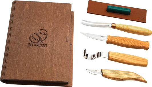 BEAVERCRAFT Spoon and Kuksa Carving Set S43BOOK by BEAVERCRAFT