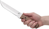 BeaverCraft TLK1 Tactical Fixed Blade Knife With Satin X50CrMoV15 Blade And Walnut Full Tang For Outdoor Survivalists by BEAVERCRAFT
