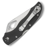 Byrd Harrier 2 Lockback EDC Knife With 3.38in Satin Blade 8Cr13MoV Durable Black G10 Handle Lanyard Hole Clip by Byrd