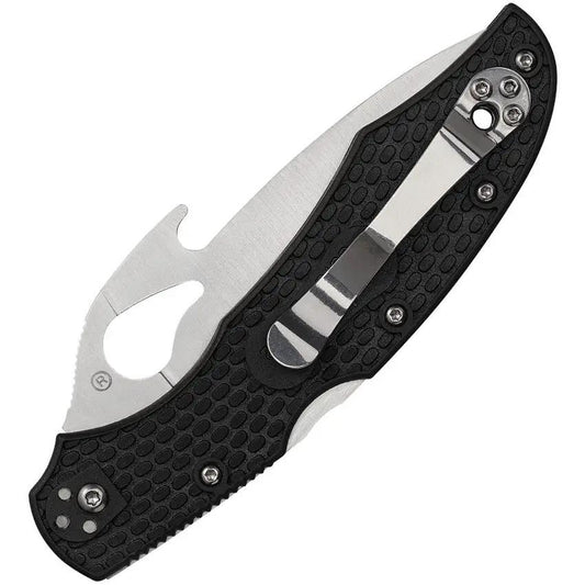 Byrd Cara Cara 2 Lockback Knife With Emerson Wave Opening Partially Serrated 8Cr13MoV Blade Black FRN Handle EDC by Byrd