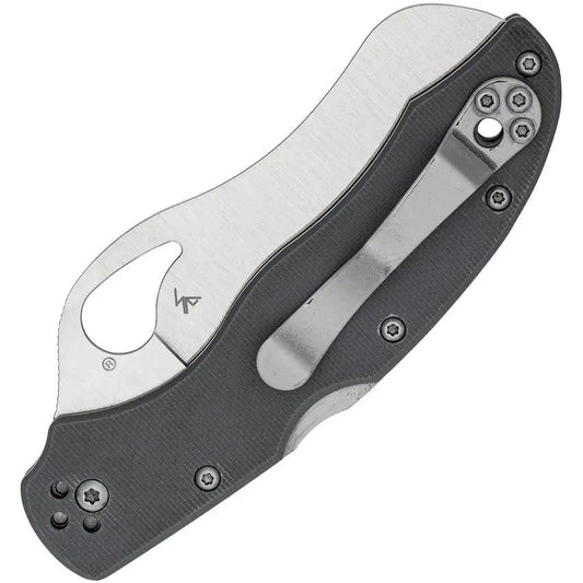 Byrd Gooney Lockback EDC Versatile Knife With Satin 9Cr14MoV Blade Black G10 Handle Pocket Clip by Byrd