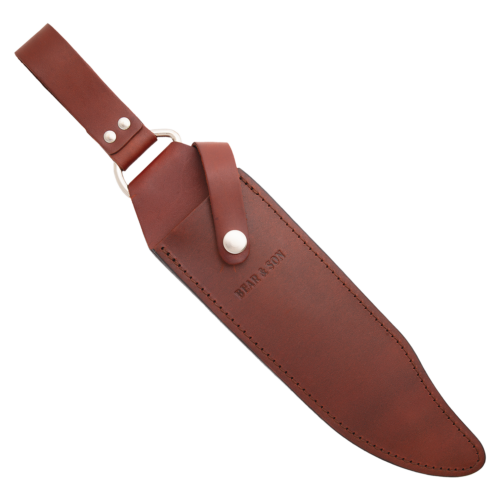 Bear & Son CB00 Gold Rush Bowie Knife – Carbon Steel Blade, Cocobolo Handle