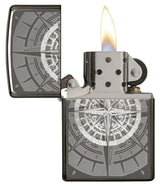 Black Ice® Compass Lighter by Zippo