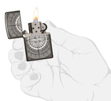 Black Ice® Compass Lighter by Zippo