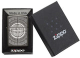 Black Ice® Compass Lighter by Zippo