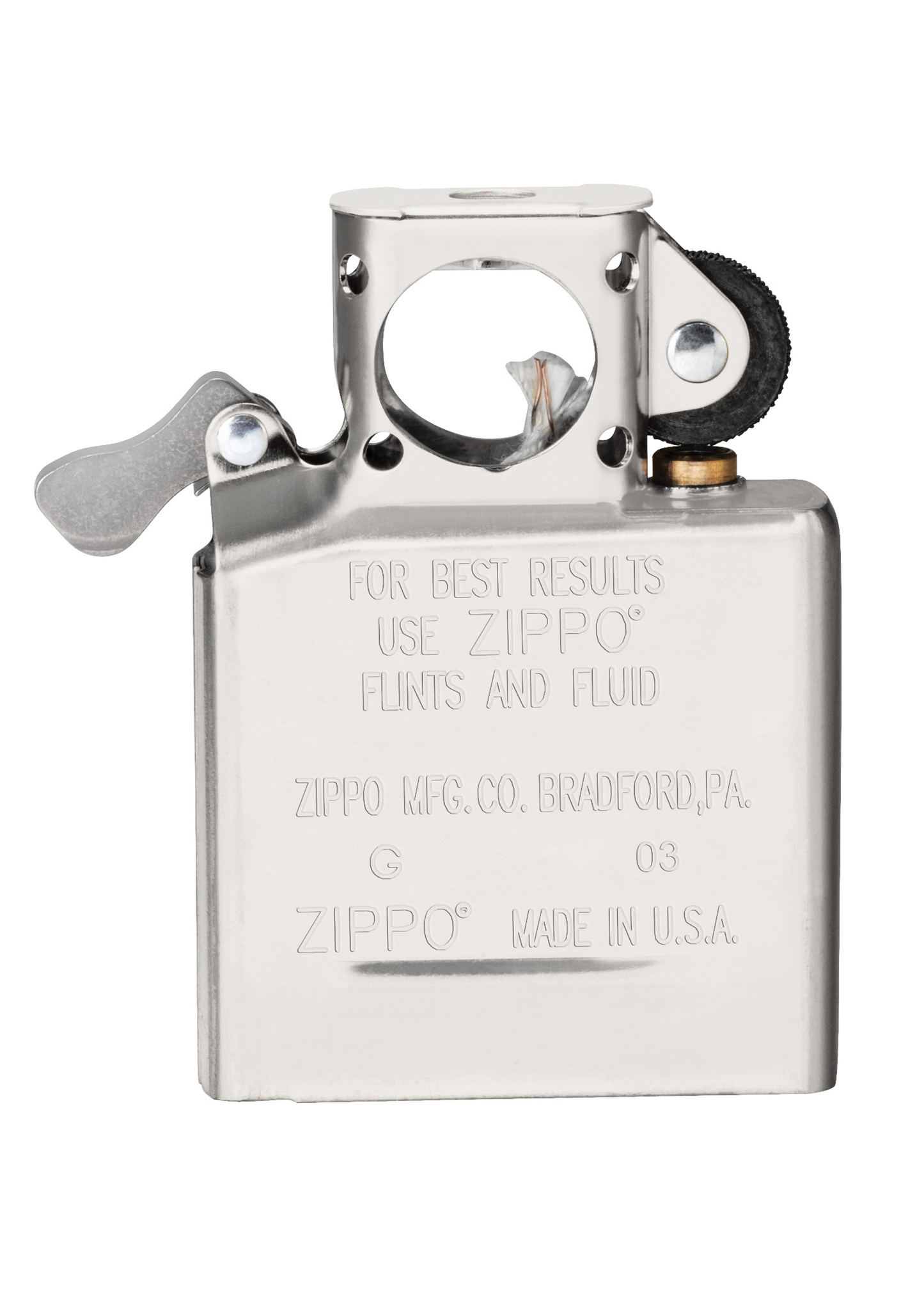 Zippo 07658 Lighter and Pipe Insert Combo – Black Ice