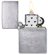 Brushed Chrome Vintage Zippo Lighter – Sleek, Personalized Outdoor Companion by Zippo