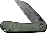 Civivi Elementum II Damascus Liner Lock Knife Urban EDC by Civivi