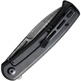 Premium Civivi Cetos Framelock Damascus EDC Knife With Carbon Fiber Handle And Extended Tang by Civivi
