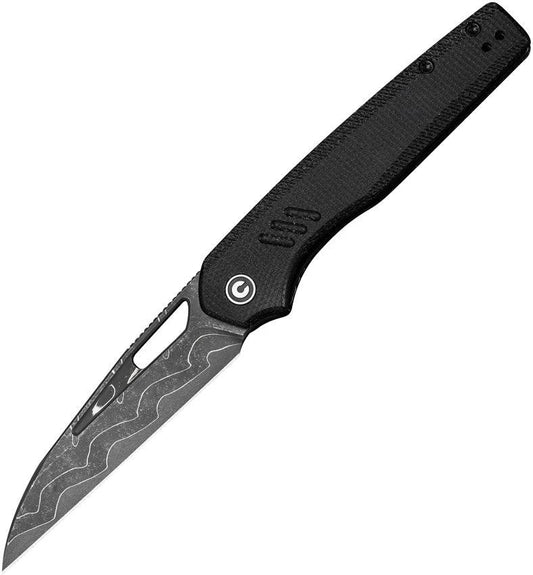 Civivi Guile Linerlock Black Dama C24062B-DS1 by Civivi