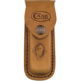 Case Cutlery Mako Lockback Staminawood 58L Satin Clip Point Knife For EDC Enthusiasts Leather Sheath by Case Cutlery