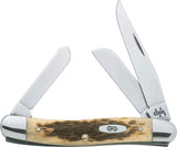Case Cutlery Medium Stockman Amber Bone 00039 by Case Cutlery