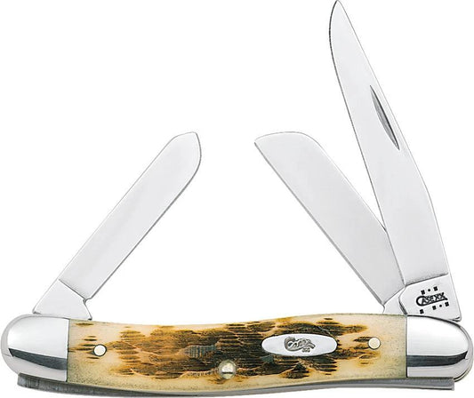 Case Cutlery Stockman Amber Bone 00042 by Case Cutlery