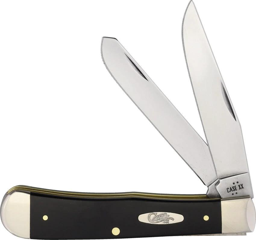 Case Cutlery Trapper Knife Smooth Black 06780 Premium Pocket EDC for Collectors and Enthusiasts by Case Cutlery