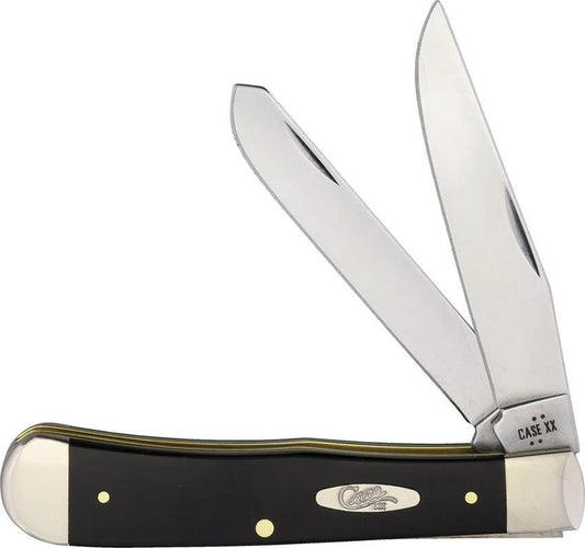 Case Cutlery Trapper Knife Smooth Black 06780 Premium Pocket EDC for Collectors and Enthusiasts by Case Cutlery