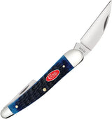 Case Cutlery Seahorse Whittler Navy Bone 4 Inch Stainless Blades Premium Collectors Pocket Knife by Case Cutlery