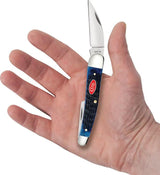 Case Cutlery Seahorse Whittler Navy Bone 4 Inch Stainless Blades Premium Collectors Pocket Knife by Case Cutlery