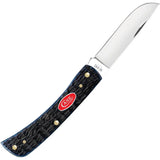 Case Cutlery Sod Buster Jr Navy Blue Jigged Bone Knife With Skinner Blade Inlay Shield Boxed For Outdoorsmen by Case Cutlery